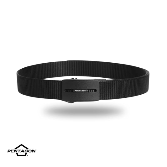חגורה Pentagon Regal 35mm | חגורה טקטית אלגנטית אבזם שחור -  PENTAGON -  חגורה Pentagon Regal 35mm – חגורה טקטית אלגנטית עם אבזם שחור -  Time to EDC.com -  