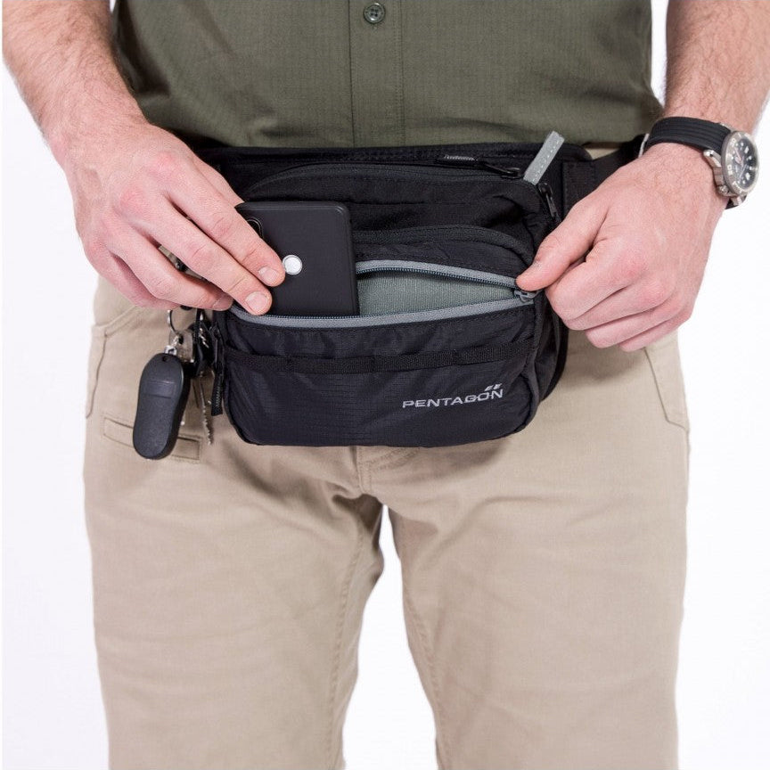 פאוץ' טקטי לנשיאת אקדח | Pentagon Tactical Runner Pouch -  PENTAGON -  פאוץ' טקטי לנשיאת אקדח - Runner Pouch איכותי של Pentagon Tactical -  Time to EDC.com -  