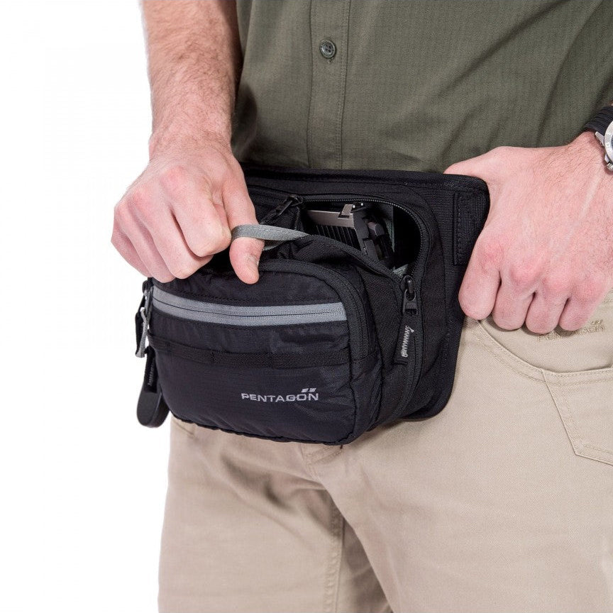 פאוץ' טקטי לנשיאת אקדח | Pentagon Tactical Runner Pouch -  PENTAGON -  פאוץ' טקטי לנשיאת אקדח - Runner Pouch איכותי של Pentagon Tactical -  Time to EDC.com -  