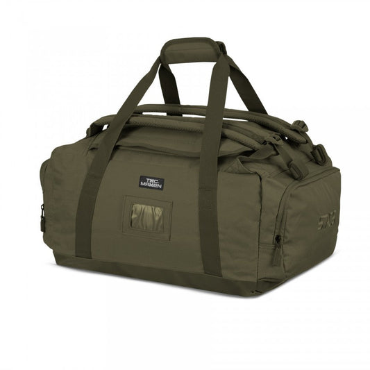 תיק SAS טקטי בנפח 45 ליטר בצבע ירוק זית עם כיתוב TYQ MARINE – מבט מלא | timetoedc.com