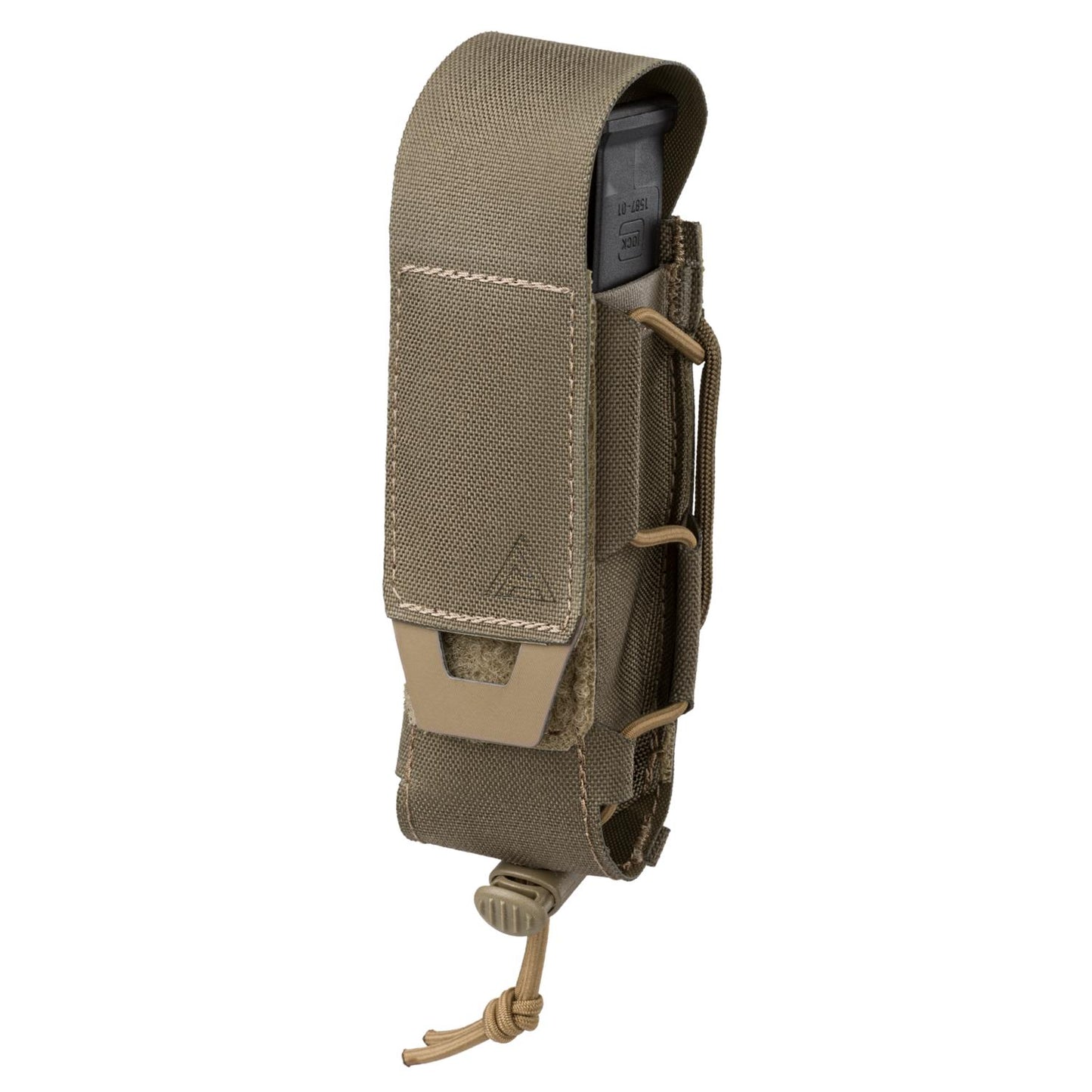 פונדה בודדת למחסנית אקדח | DIRECT ACTION® | TAC RELOAD pouch pistol MK II -  Direct Action -  TAC RELOAD Pouch Pistol MK II – פונדה למחסניות אקדח עם חיבור MOLLE/PALS וכיוונון אלסטי -  Time to EDC.com -  