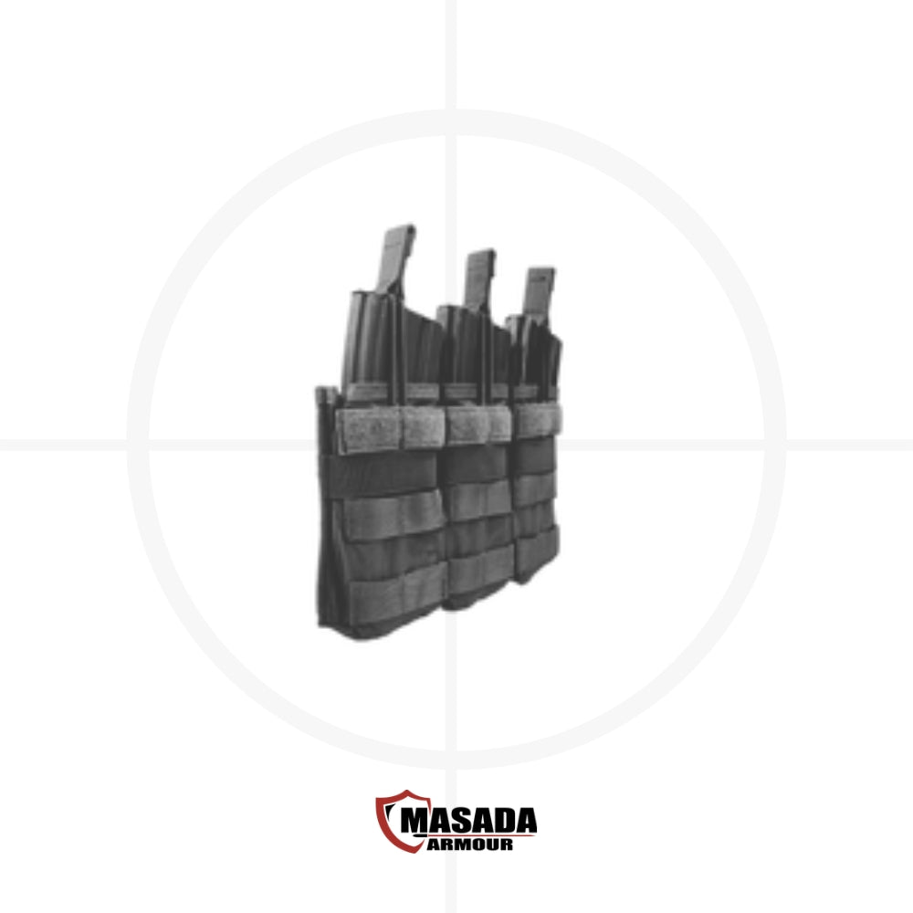 פאוץ' קנגורו משולש למחסניות 5.56 | Triple 5.56 Mag Pouch -  MASADA Armour -  פאוץ' קנגורו משולש למחסניות 5.56 | Triple 5.56 Mag Pouch -  Time to EDC.com -  