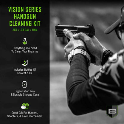 ערכת ניקוי Vision Series לאקדח | Breakthrough Clean – 9 מ"מ / .357 / .38 -  BREAKTROUGH -  ערכת ניקוי לאקדח Breakthrough Vision Series – 9 מ"מ / .357 / .38 -  Time to EDC.com -  