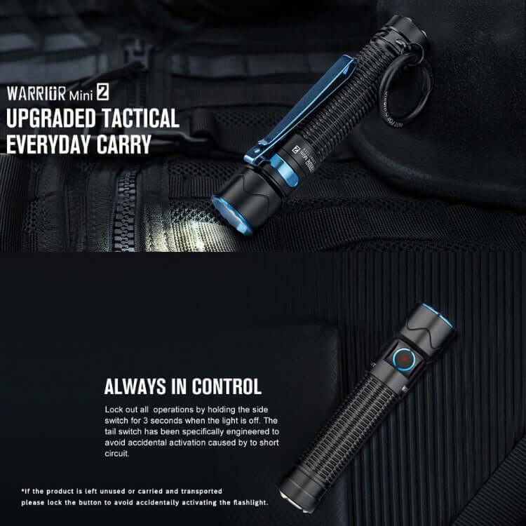פנס Olight WARRIOR mini 2|  EDC -  OLIGHT -  פנס Olight WARRIOR mini 2|  EDC -  Time to EDC.com -  