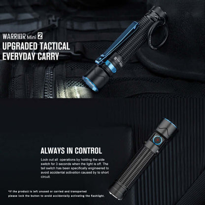 פנס Olight WARRIOR mini 2|  EDC -  OLIGHT -  פנס Olight WARRIOR mini 2|  EDC -  Time to EDC.com -  
