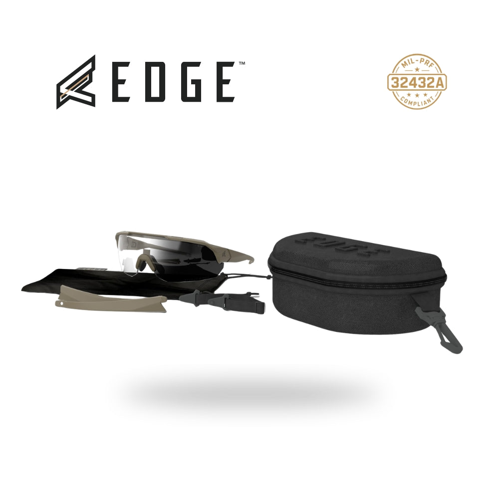 משקפי מגן בליסטיים Edge Arc Light | עדשה פוטוכרומית Vapor Shield (מתכהות)