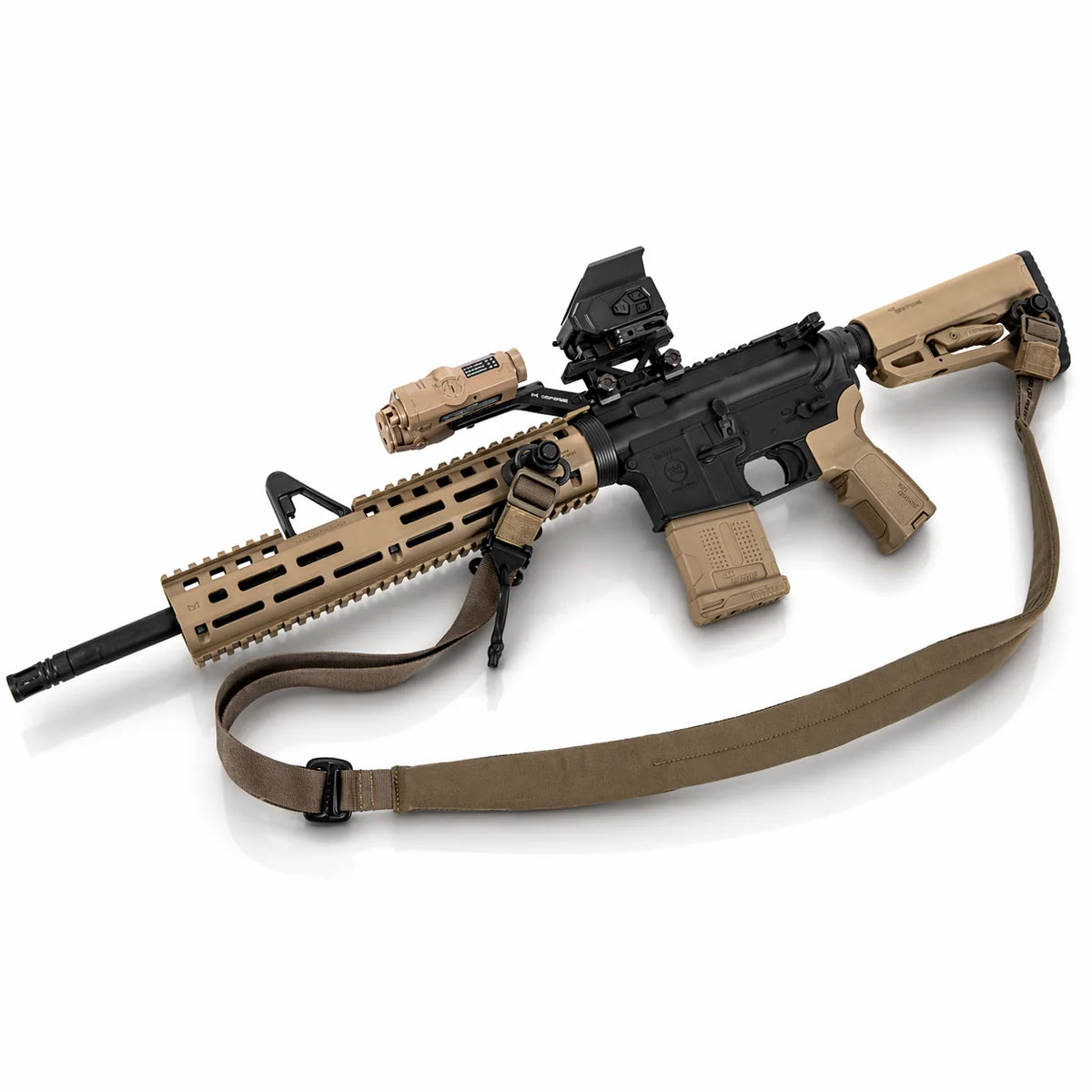 מתפס פולימרי Picatiny מעבר לכוונת (OTS) מדברי תואם ל-M4/M16 מבית IMI Defense