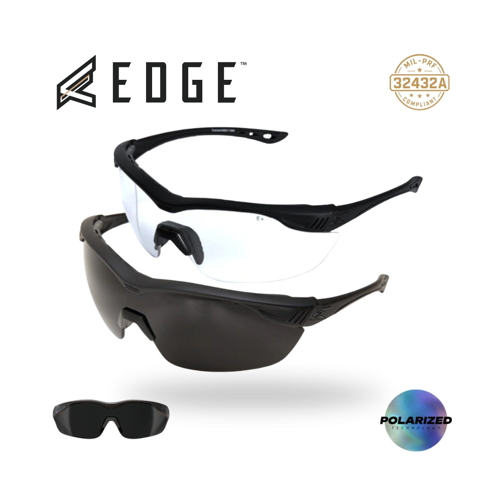 משקפי מגן טקטיים Edge Eyewear Overlord X3 Lens Kit בעל תקן צבאי בליסטי MIL-PRF 32432A