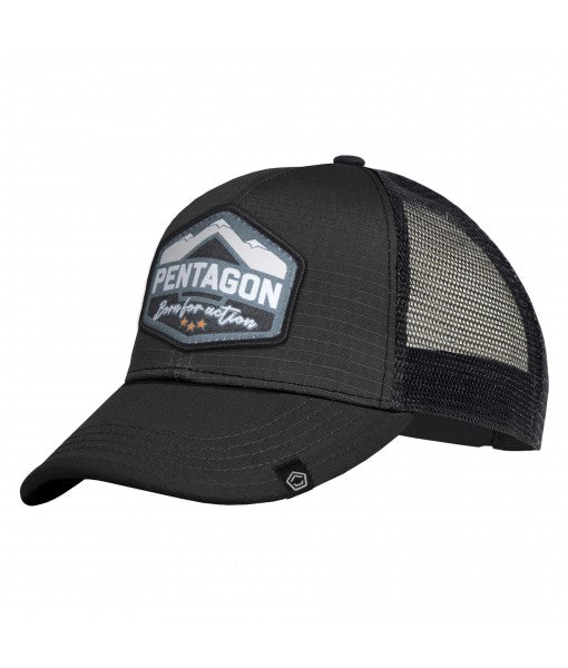 כובע טקטי Era Pentagon Cap צבע שחור -  PENTAGON -  כובע טקטי Era Pentagon Cap צבע שחור -  Time to EDC - Store -  