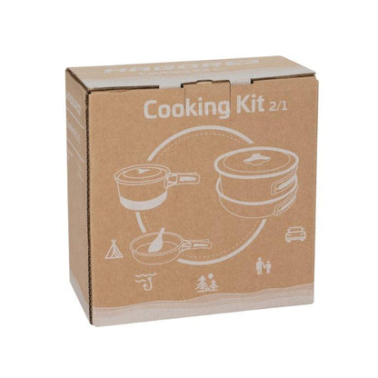 ערכת סירי בישול טיולים Hagor 3-ב-1 – Cook & Fry Compact Camping Set