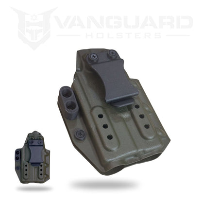 נרתיק אמצעים פנימי לאקדח Smith and Wesson Compact עם פנס Baldr Mini/S -  VANGUARD -  נרתיק אמצעים פנימי לאקדח Smith and Wesson Compact עם פנס Baldr Mini/S -  Time to EDC.com -  