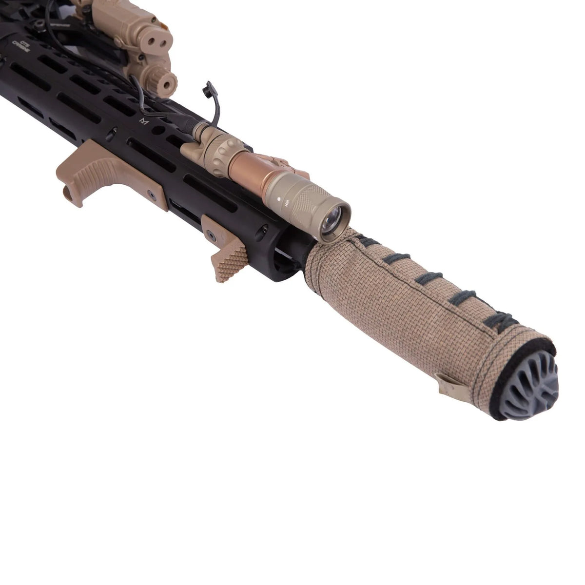 סט סטופר M-Lok C-Grip מדברי IMI Defense | ייצוב אחיזה קדמית