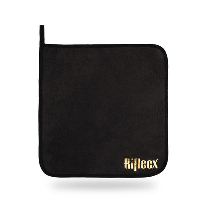 מטלית מיקרופייבר להברקה וניקוי נשק RifleCX Polishing Towel, צד שחור, אביזר ניקוי בלבד, לא כולל נשק