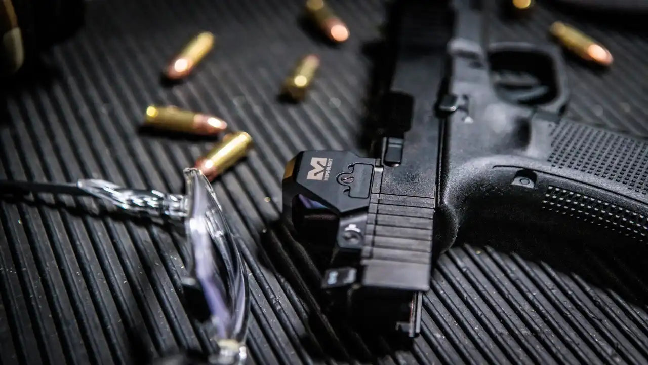 כוונת השלכה פתוחה לאקדח – Mepro MPO-F – תושבת RMR לאקדחי קומפקט