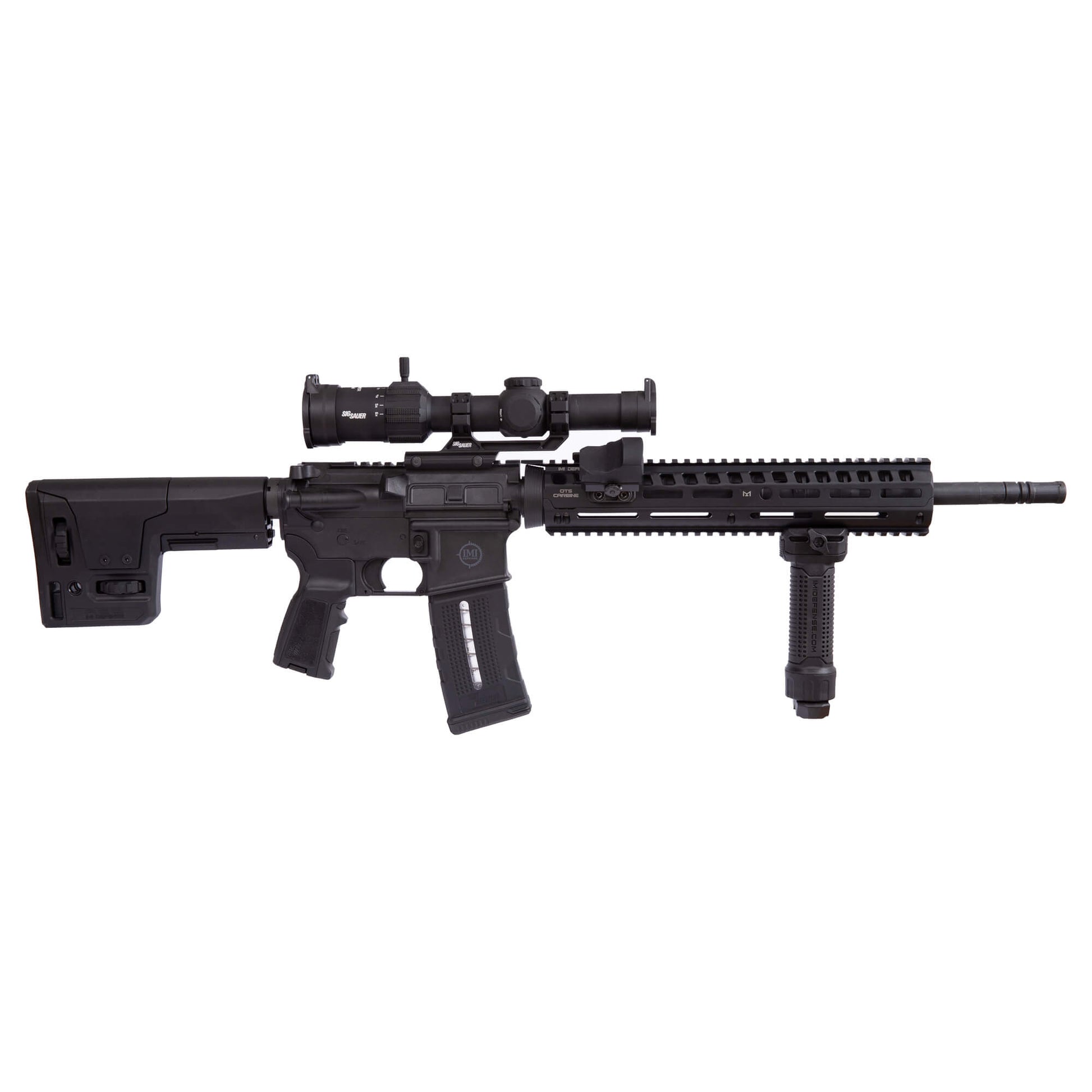 מתפס OTS-LP אלומיניום IMI Defense | מסילה מלאה קרבין פיקטיני M-LOK
