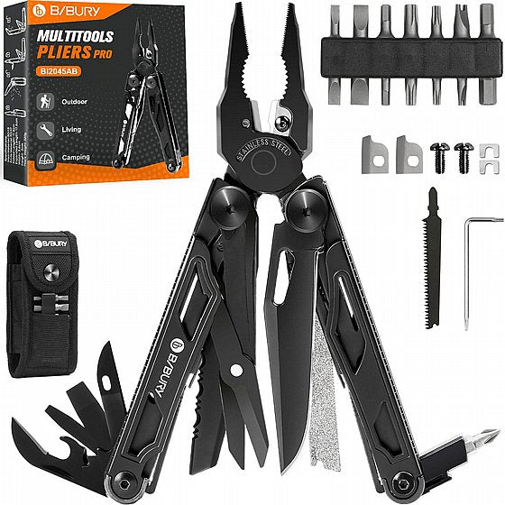 אולר רב תכליתי Nitecore Bibury BlackOps | כלי עבודה Multi-tool