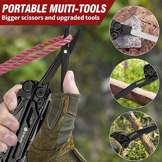 אולר רב תכליתי Nitecore Bibury BlackOps | כלי עבודה Multi-tool