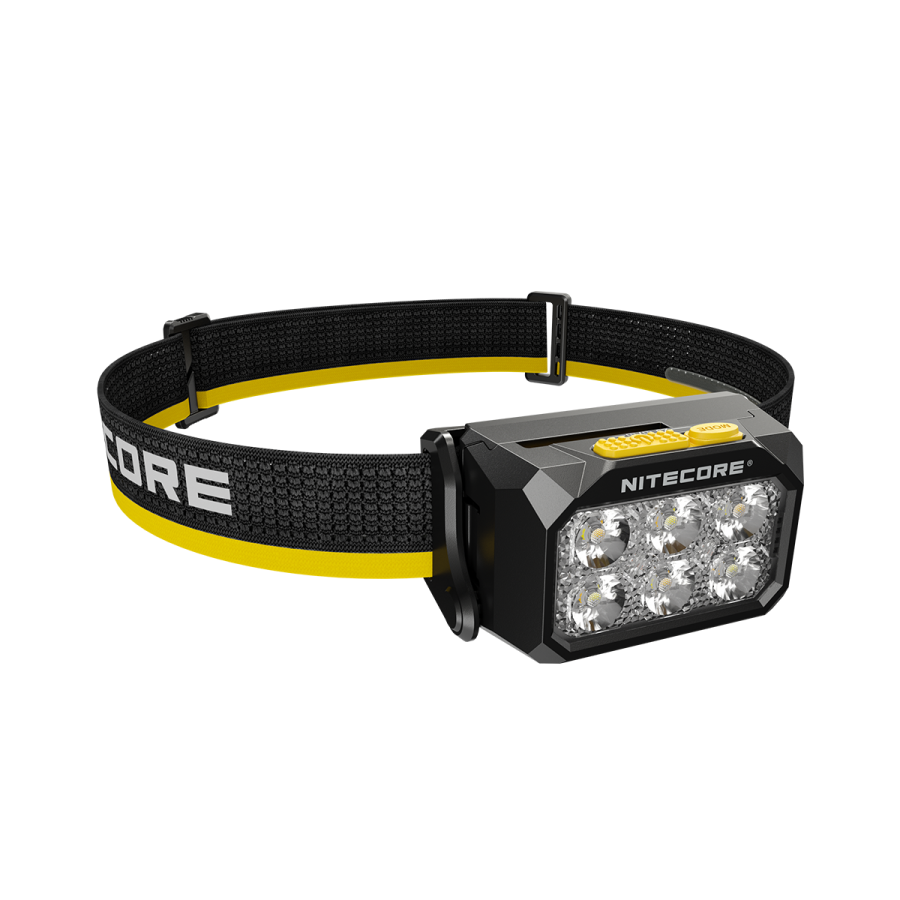 פנס ראש Nitecore HA29 UHE מצבי תאורה משתנים לפי המצב בשטח