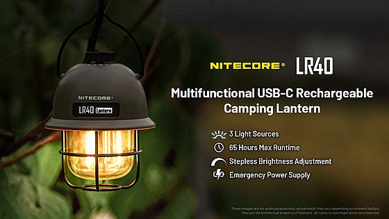 NITECORE LR40 – עששית רטרו נטענת USB‑C עם מטען גיבוי -  NITECORE -  NITECORE LR40 – עששית נטענת בעיצוב רטרו עם מטען גיבוי -  Time to EDC.com -  