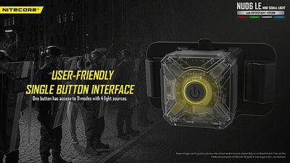 פנס זיהוי טקטי Nitecore NU06LE - תאורת צקלקה צבעונית לחיבור מולי -  NITECORE -  Nitecore NU06LE – פנס זיהוי טקטי צבעוני לחיבור בקסדה -  Time to EDC.com -  