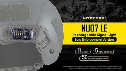 פנס צקלקה טקטי חכם Nitecore NU07LE - זיהוי כוחות עם קליפס -  NITECORE -  פנס צקלקה טקטי חכם Nitecore NU07LE - זיהוי כוחות עם קליפס -  Time to EDC.com -  