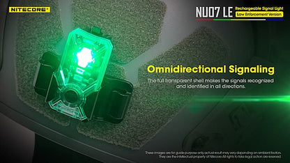 פנס צקלקה טקטי חכם Nitecore NU07LE - זיהוי כוחות עם קליפס -  NITECORE -  פנס צקלקה טקטי חכם Nitecore NU07LE - זיהוי כוחות עם קליפס -  Time to EDC.com -  