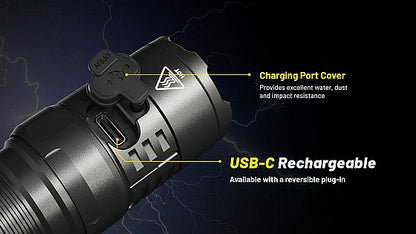 פנס טקטי נטען USB‑C בעוצמה 3000 לומנס | NITECORE P23i -  NITECORE -  פנס טקטי נטען USB‑C בעוצמה 3000 לומנס | NITECORE P23i -  Time to EDC.com -  