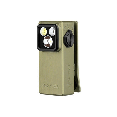 פנס קליפס עם תאורת מולטי (Flood, Spot, UV) - Oclip Ultra Olight