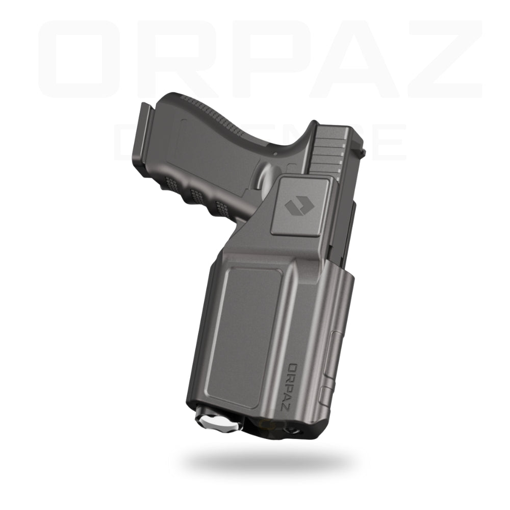 Orpaz EVOX – נרתיק פנימי לאקדח קומפקטי עם פנס מותקן, מבט צד, אחיזה מדויקת וריטנשן מגנטי | timetoedc.com