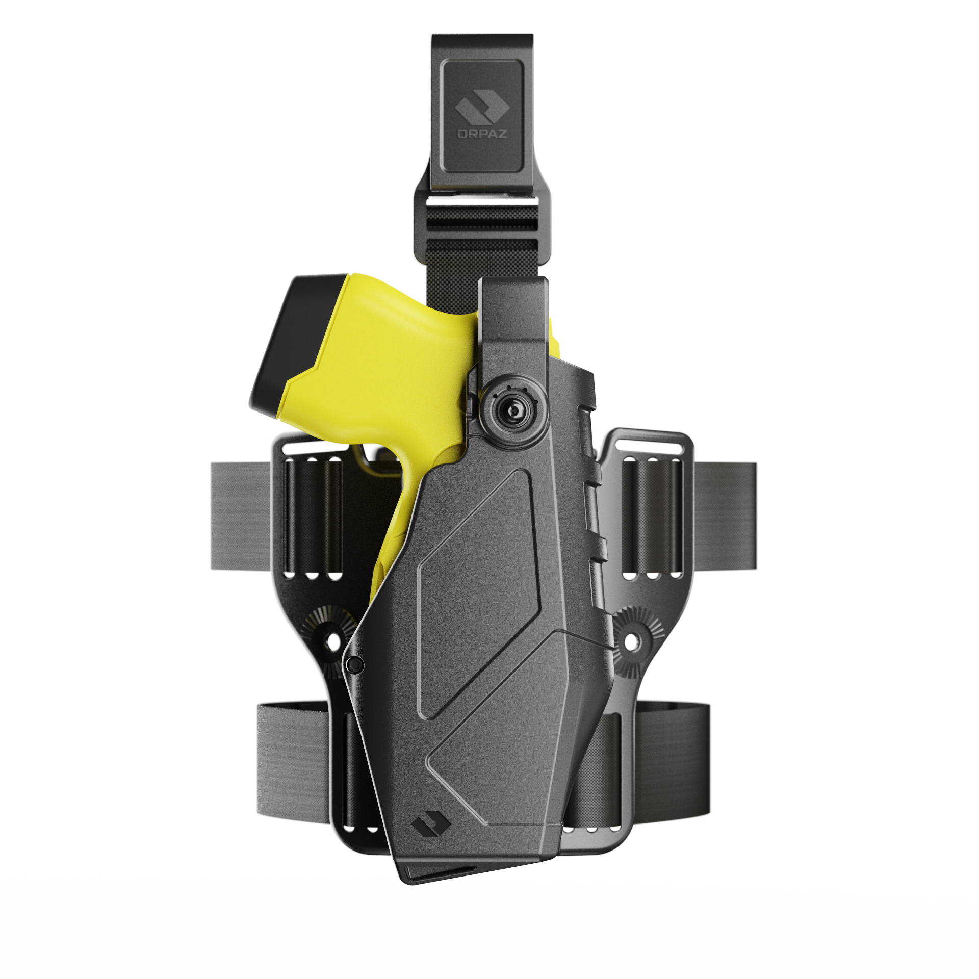נרתיק ירך לטייזר משטרתי | Orpaz Leg Holster Kit X26P