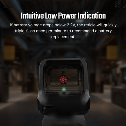 Osight C – חלון גדול 0.95″×0.75″ ורשת 3 MOA/32 MOA | timetoedc.com