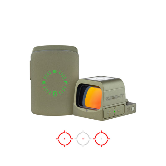 כוונת רד־דוט מרובת־רטיקל סגורה Olive Green | Osight S -  OSIGHT -  כוונת רד־דוט מרובת־רטיקל סגורה Olive Green | Osight S -  Time to EDC - Store -  