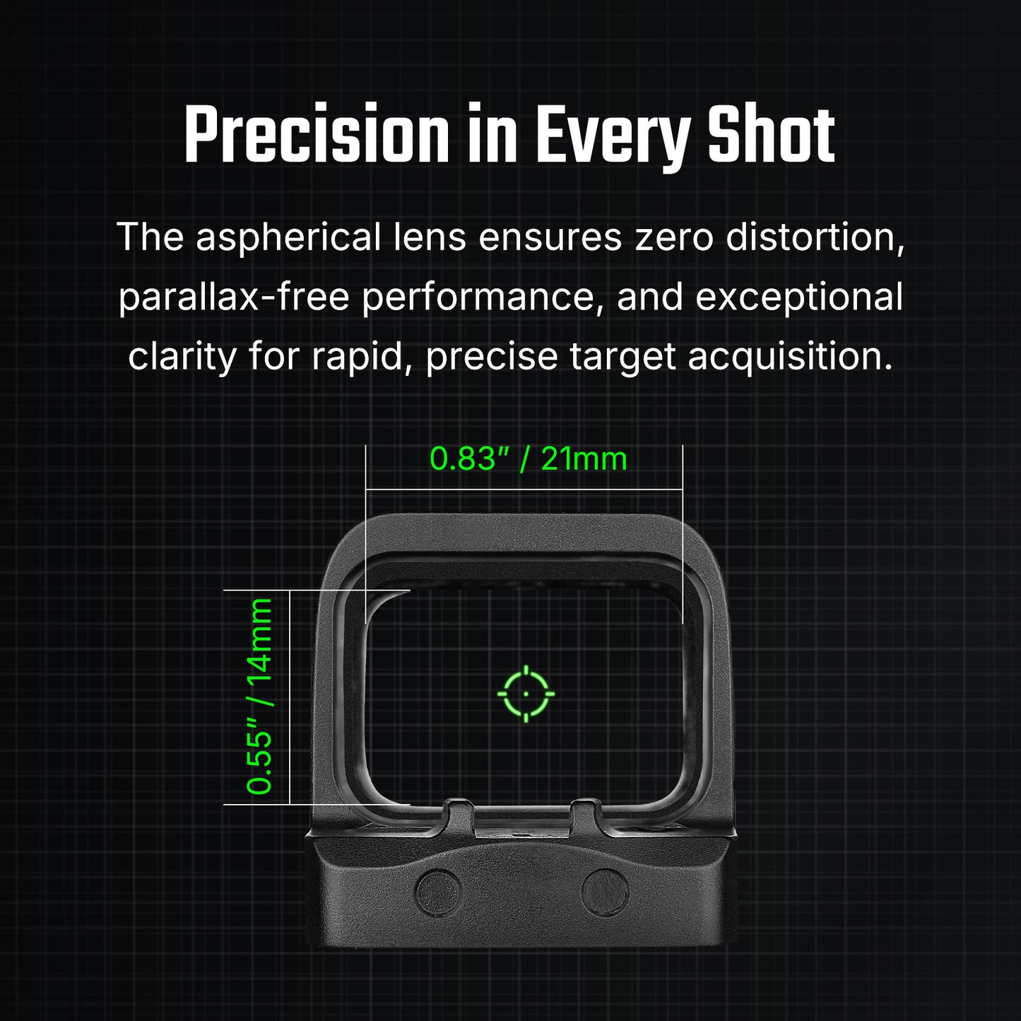 כוונת השלכה Osight SE Olight | מולטי-רטיקל ירוק RMSc | כבר בישראל! 