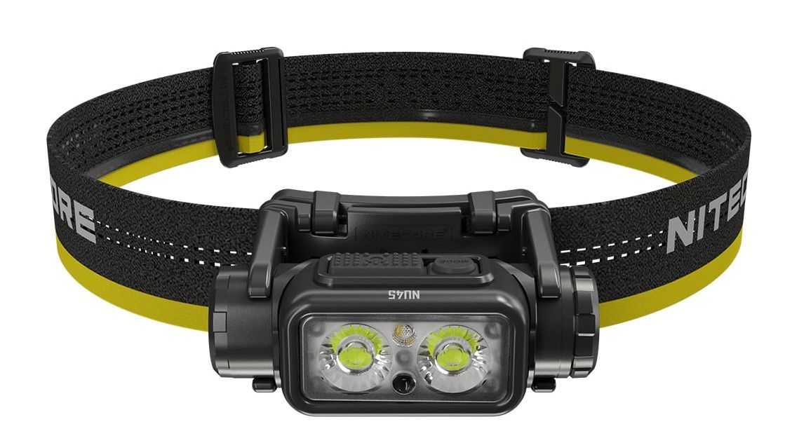 פנס ראש נטען Nitecore NU45 | עוצמה גבוהה וקל משקל