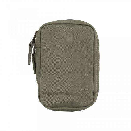 Pentagon Kyvos Utility Pouch – מבט קדמי בצבע ירוק | timetoedc.com
