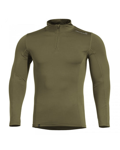 חולצה טרמית עם רוכסן חצי וניהול לחות | Pentagon Pindos 1/2 Thermal Under Shirt -  PENTAGON -  חולצה טרמית עם רוכסן חצי וניהול לחות | Pentagon Pindos 1/2 Thermal Under Shirt -  Time to EDC.com -  