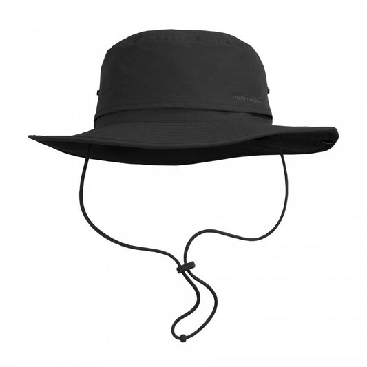 כובע Roo Safari Bush Hat – צבע Black במבט צד | timetoedc.com