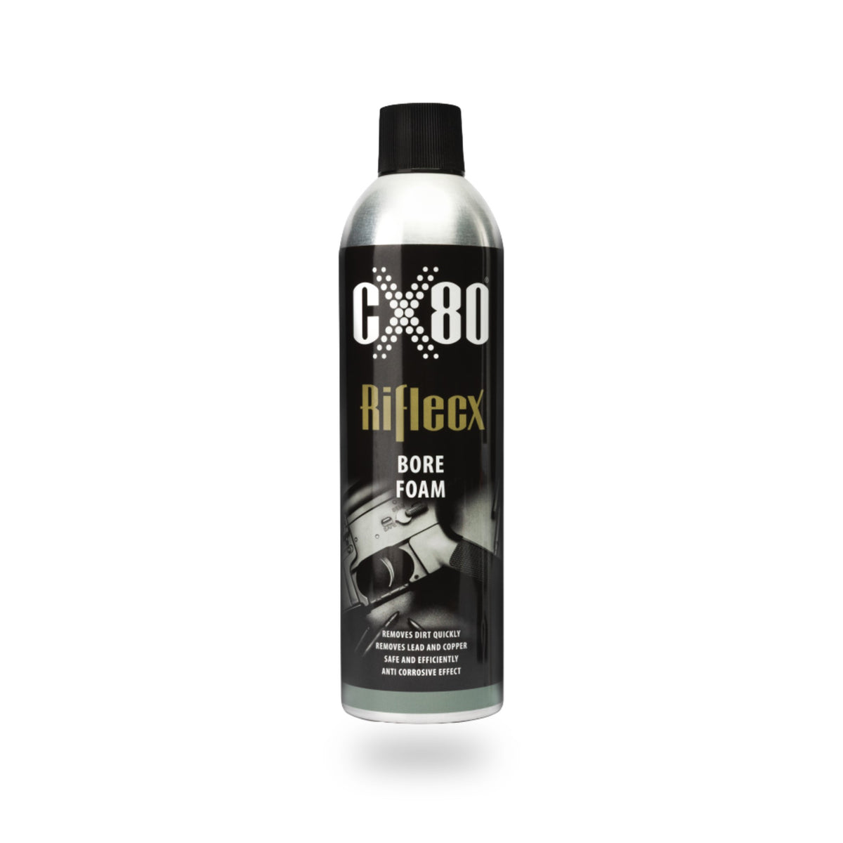 קצף לניקוי קנה 500 מ״ל RifleCX Bore Foam, חומר ניקוי בלבד, לא כולל נשק