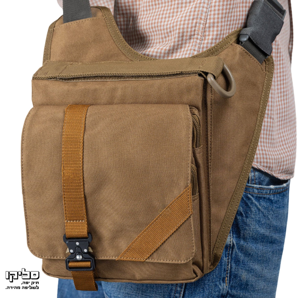 תיק צד טקטי לשליפה מהירה – Slicko Tactical – נשיאה נסתרת ומוכנות מבצעית -  SLICKO -  תיק צד טקטי לשליפה מהירה – Slicko Tactical – נשיאה נסתרת ומוכנות מבצעית -  Time to EDC - Store -  