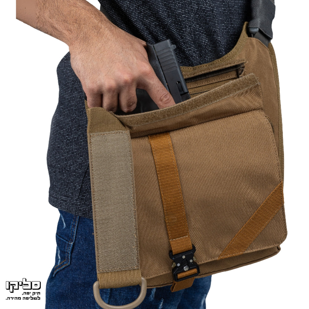 תיק צד טקטי לשליפה מהירה – Slicko Tactical – נשיאה נסתרת ומוכנות מבצעית -  SLICKO -  תיק צד טקטי לשליפה מהירה – Slicko Tactical – נשיאה נסתרת ומוכנות מבצעית -  Time to EDC - Store -  