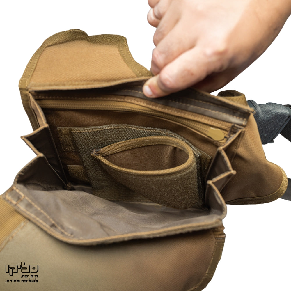 תיק צד טקטי לשליפה מהירה – Slicko Tactical – נשיאה נסתרת ומוכנות מבצעית -  SLICKO -  תיק צד טקטי לשליפה מהירה – Slicko Tactical – נשיאה נסתרת ומוכנות מבצעית -  Time to EDC - Store -  