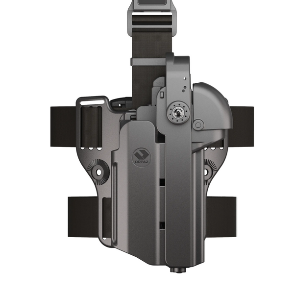 נרתיק ירך מבצעי לאקדחי קומפקט T40 PRO LEG לפנס עם מגן כוונת