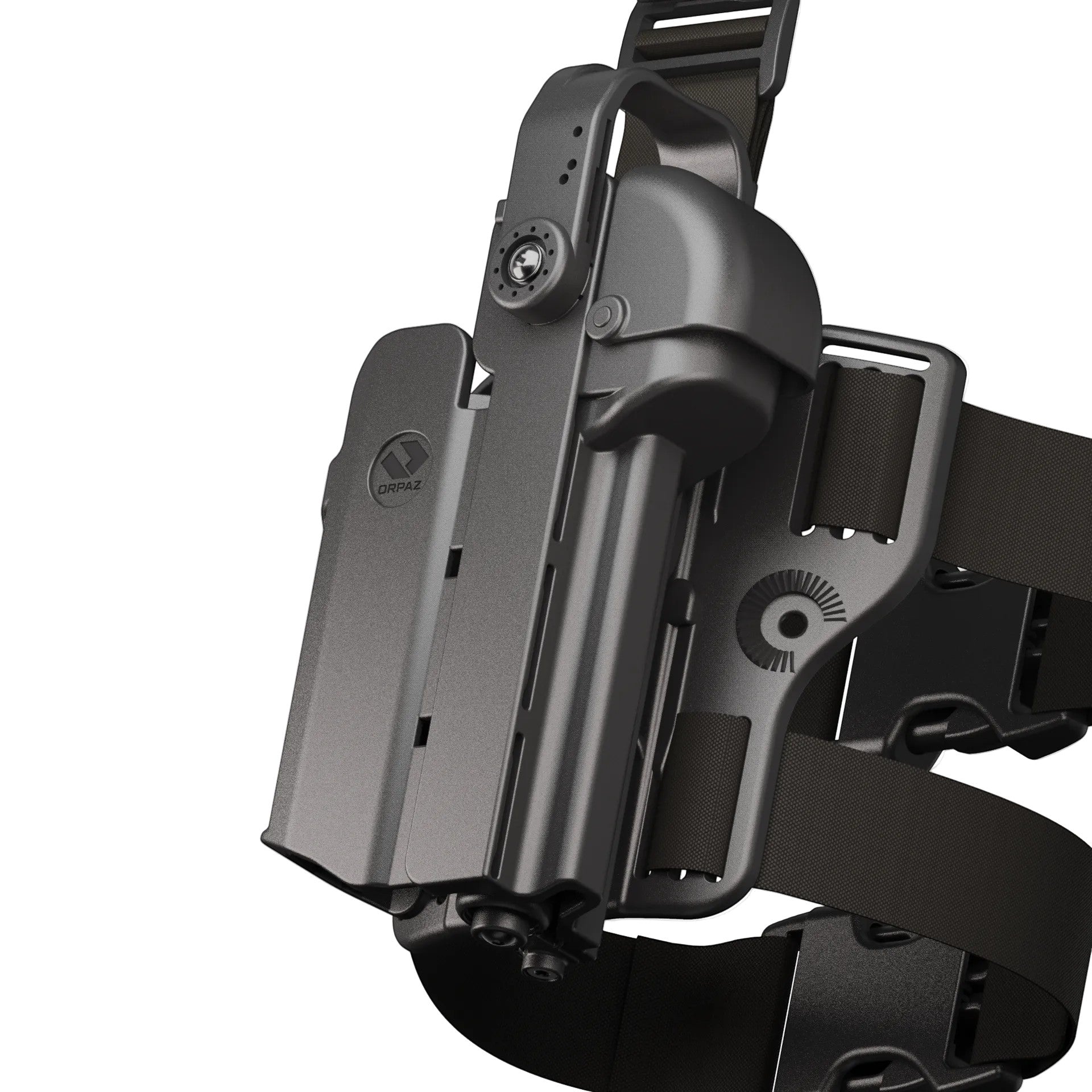 נרתיק ירך מבצעי לאקדחי קומפקט T40 PRO LEG לפנס עם מגן כוונת