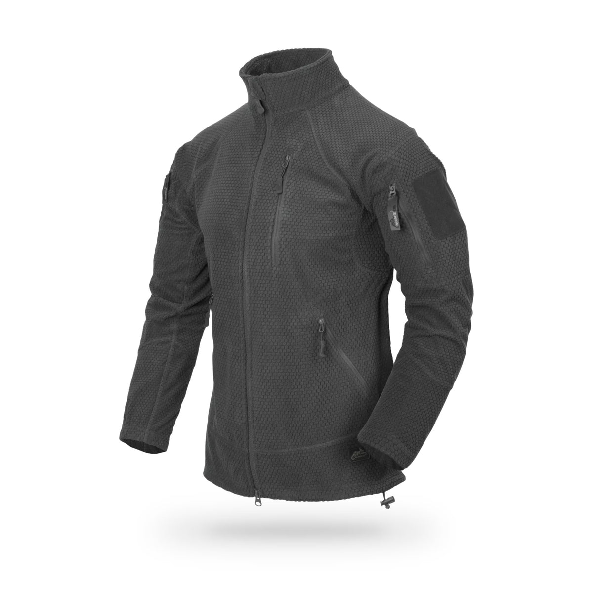 מעיל פליז Helikon-Tex Alpha Tactical Grid Fleece אפור | Alpha Tactical Jacket