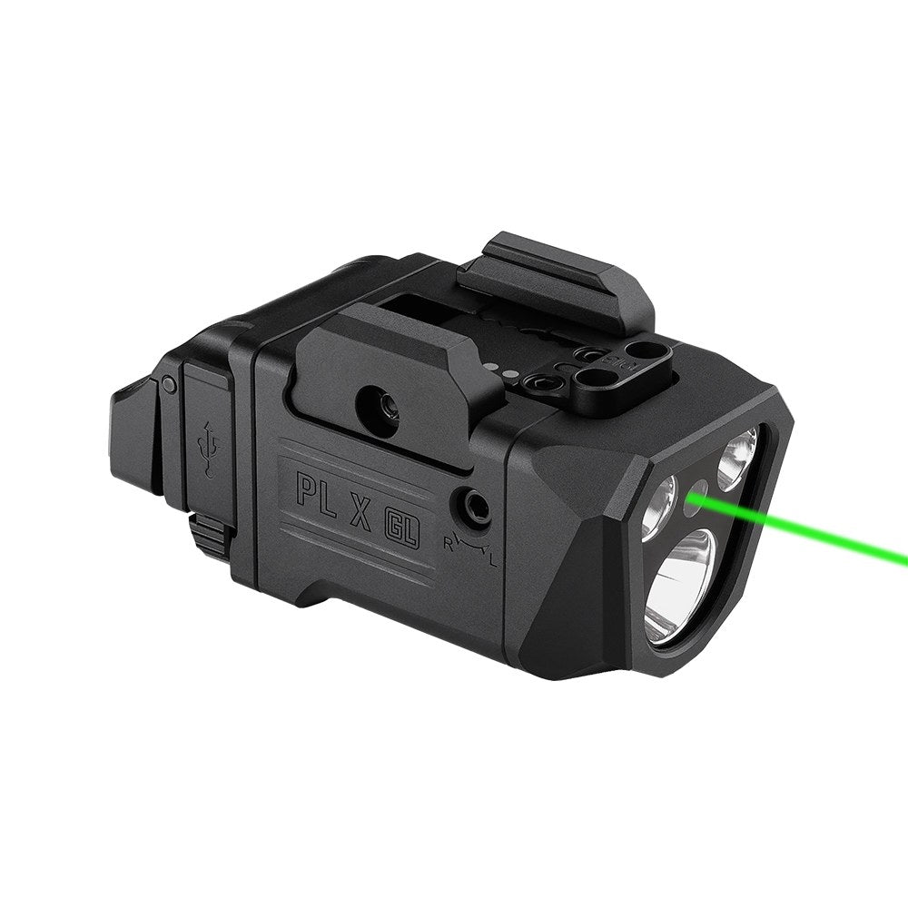 פנס לאקדח עם לייזר ירוק Olight PL X GL