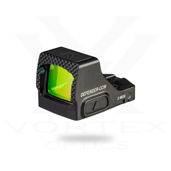 כוונת השלכה | Vortex Defender CCW | מיקרו רד-דוט לנשיאה יומיומית -  Vortex Optics -  כוונת השלכה Vortex Defender CCW - עמידה למים וזעזועים, תאורה מתקדמת -  Time to EDC - Store -  