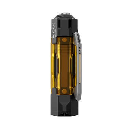 פנס EDC עם UV WUBEN E8 בצבע שחור – תמונה 5