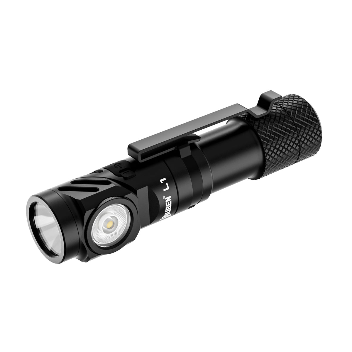 פנס EDC מקצועי WUBEN L1 בצבע שחור – תמונה 1