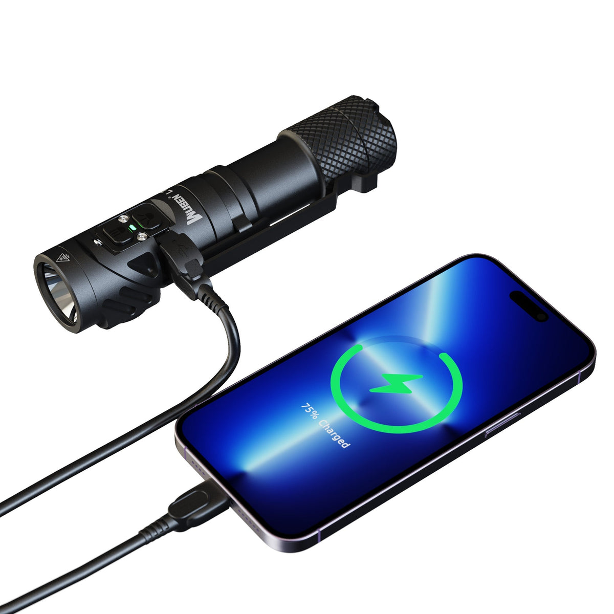 פנס EDC מקצועי WUBEN L1 בצבע שחור – תמונה 14