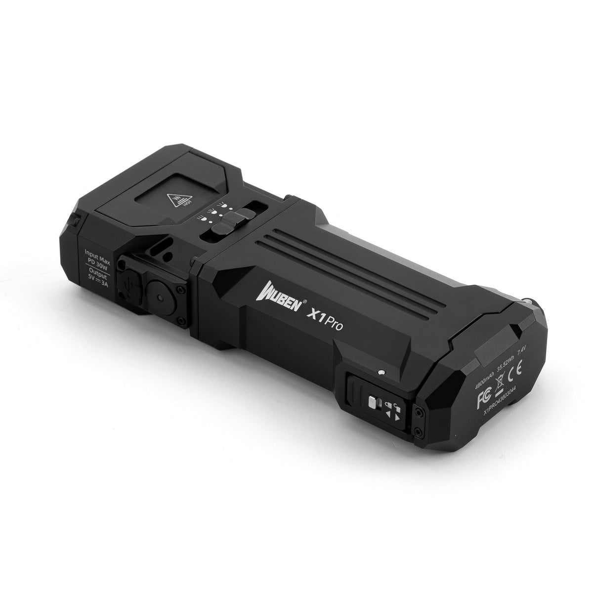 פנס יד חזק WUBEN X1 Pro בצבע שחור – תמונה 3